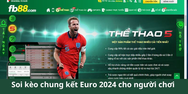 Kèo Chung Kết Euro 2024